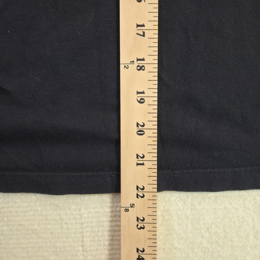 Just Do It Nike Girl's XL Black Top with Pink Writing